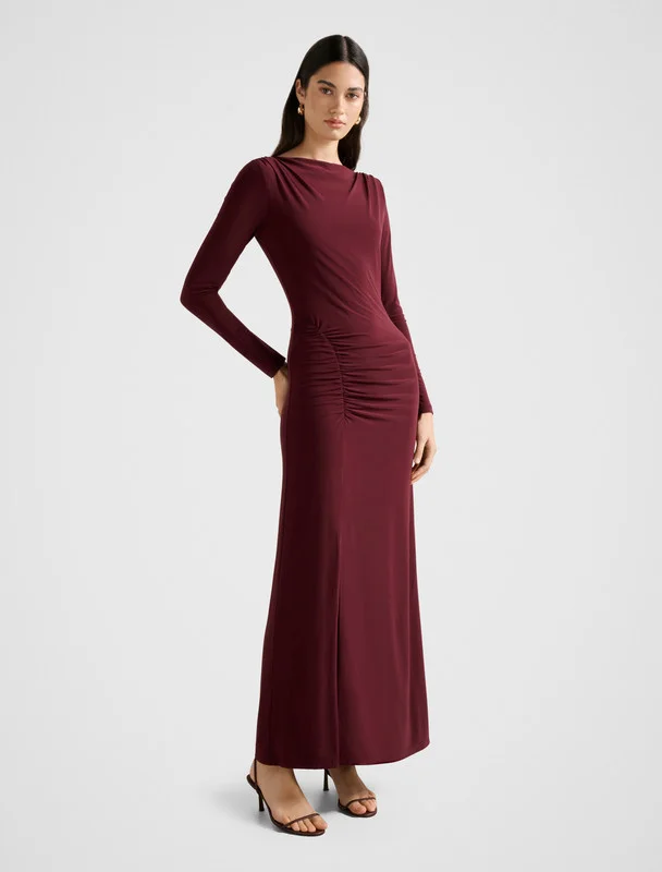forever new  CHERIE Jersey Long Sleeves Maxi Dress for Women | Best Price UAE